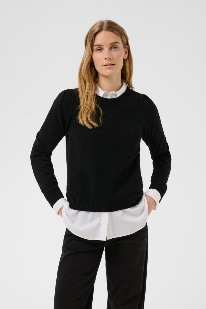 EVINA PULLOVER (BLACK) - PART TWO