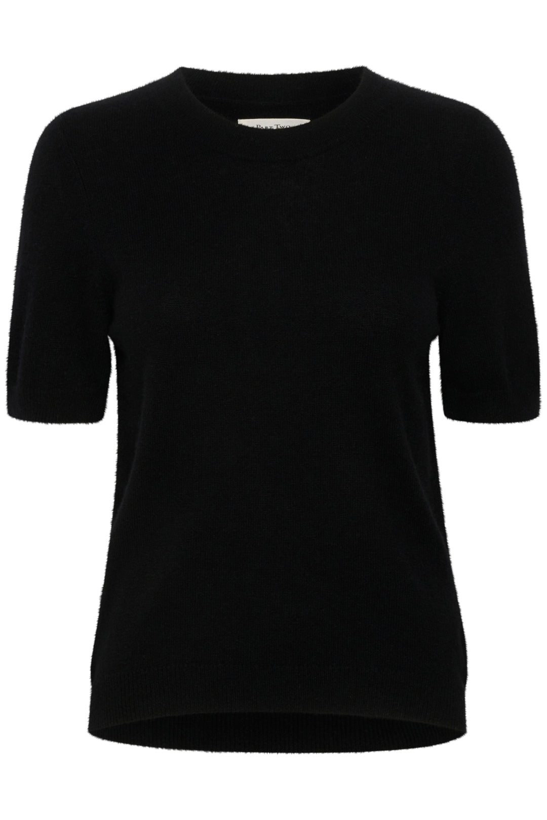 EVERLOTTA SHORT SLEEVE CASHMERE SWEATER (BLACK) - PART TWO