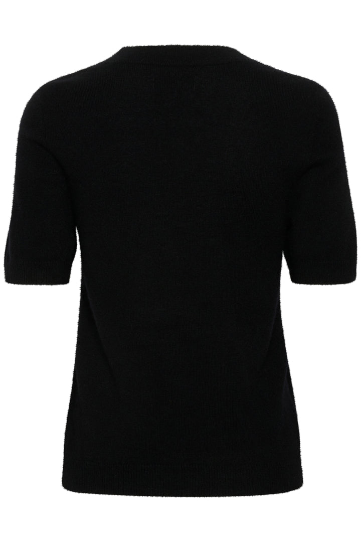 EVERLOTTA SHORT SLEEVE CASHMERE SWEATER (BLACK) - PART TWO