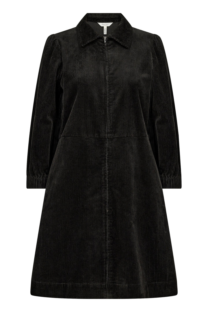 EYVOR CORDUROY DRESS (BLACK) - PART TWO