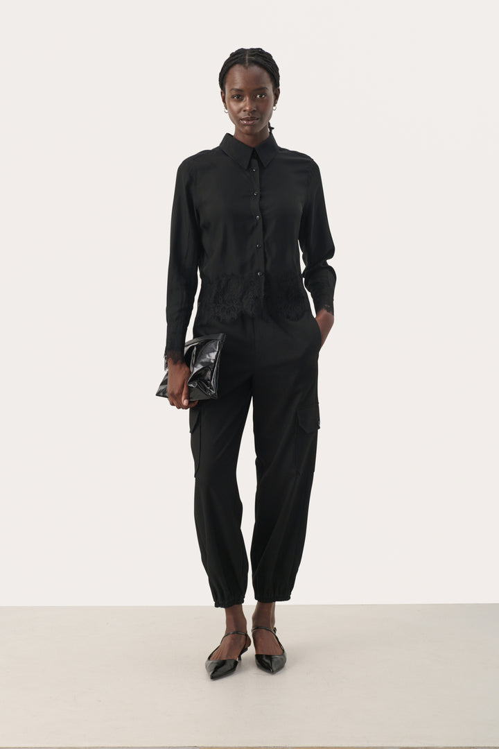 LENINA LACE TRIM SHIRT - PART TWO
