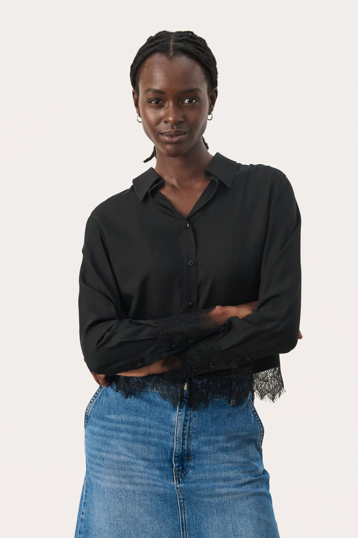 LENINA LACE TRIM SHIRT - PART TWO