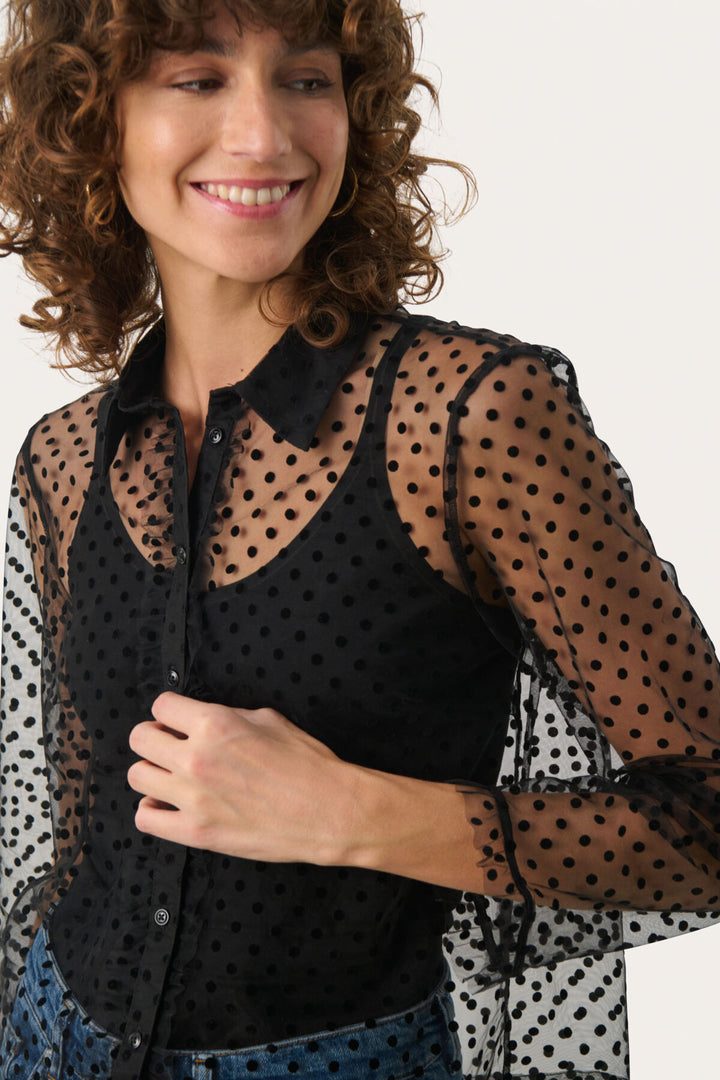 MARIKKE SHEER BLOUSE - PART TWO