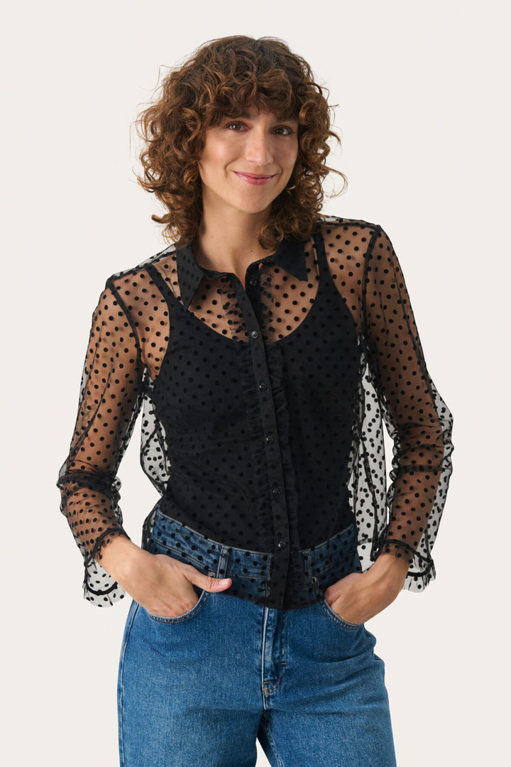 MARIKKE SHEER BLOUSE - PART TWO