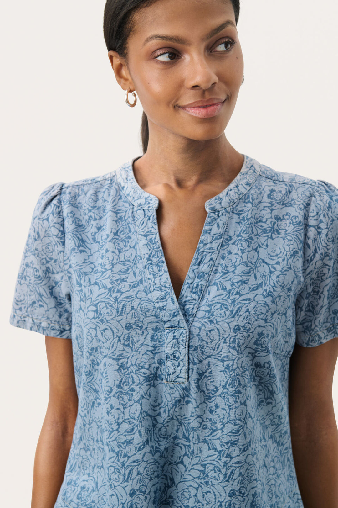 AMINASE DRESS (DENIM ROSE) - PART TWO
