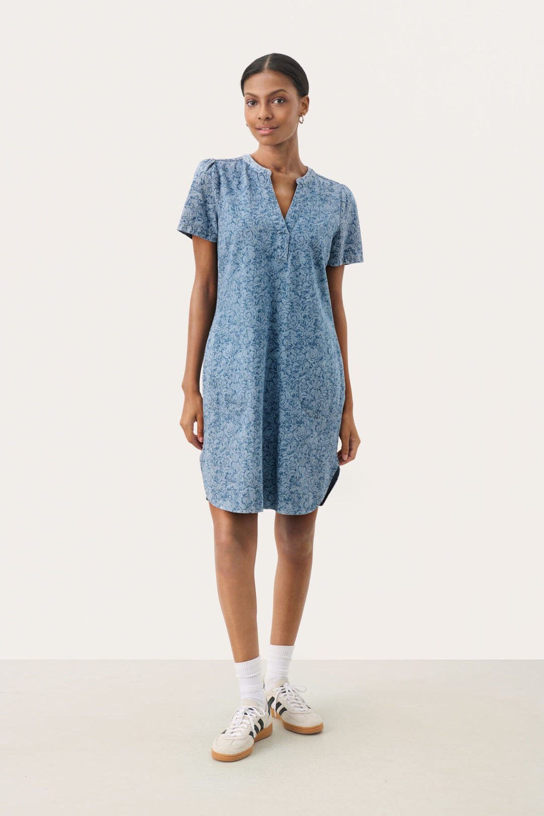 AMINASE DRESS (DENIM ROSE) - PART TWO