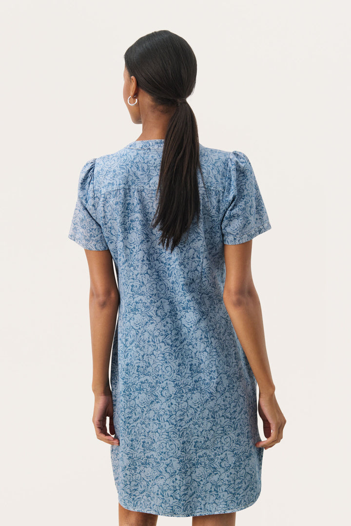AMINASE DRESS (DENIM ROSE) - PART TWO