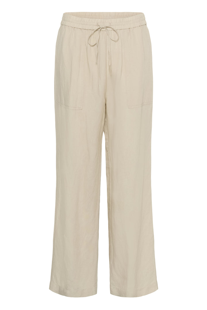 ENIOLA LINEN BLEND PANT (FRENCH OAK) - PART TWO