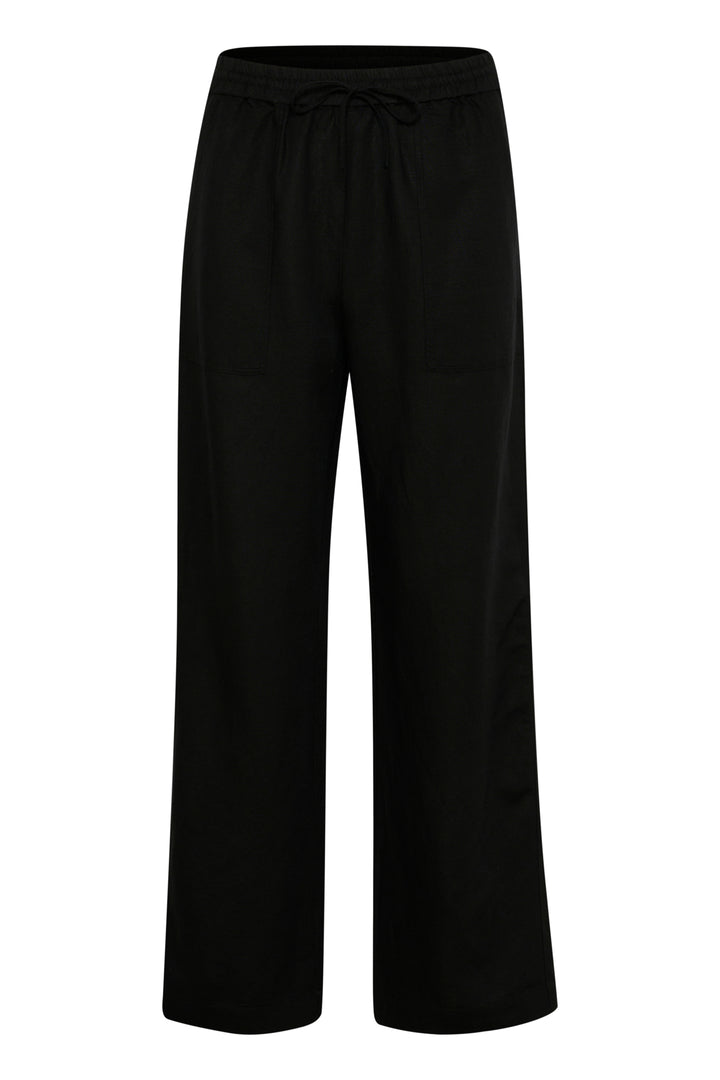 ENIOLA LINEN BLEND PANT (BLACK) - PART TWO