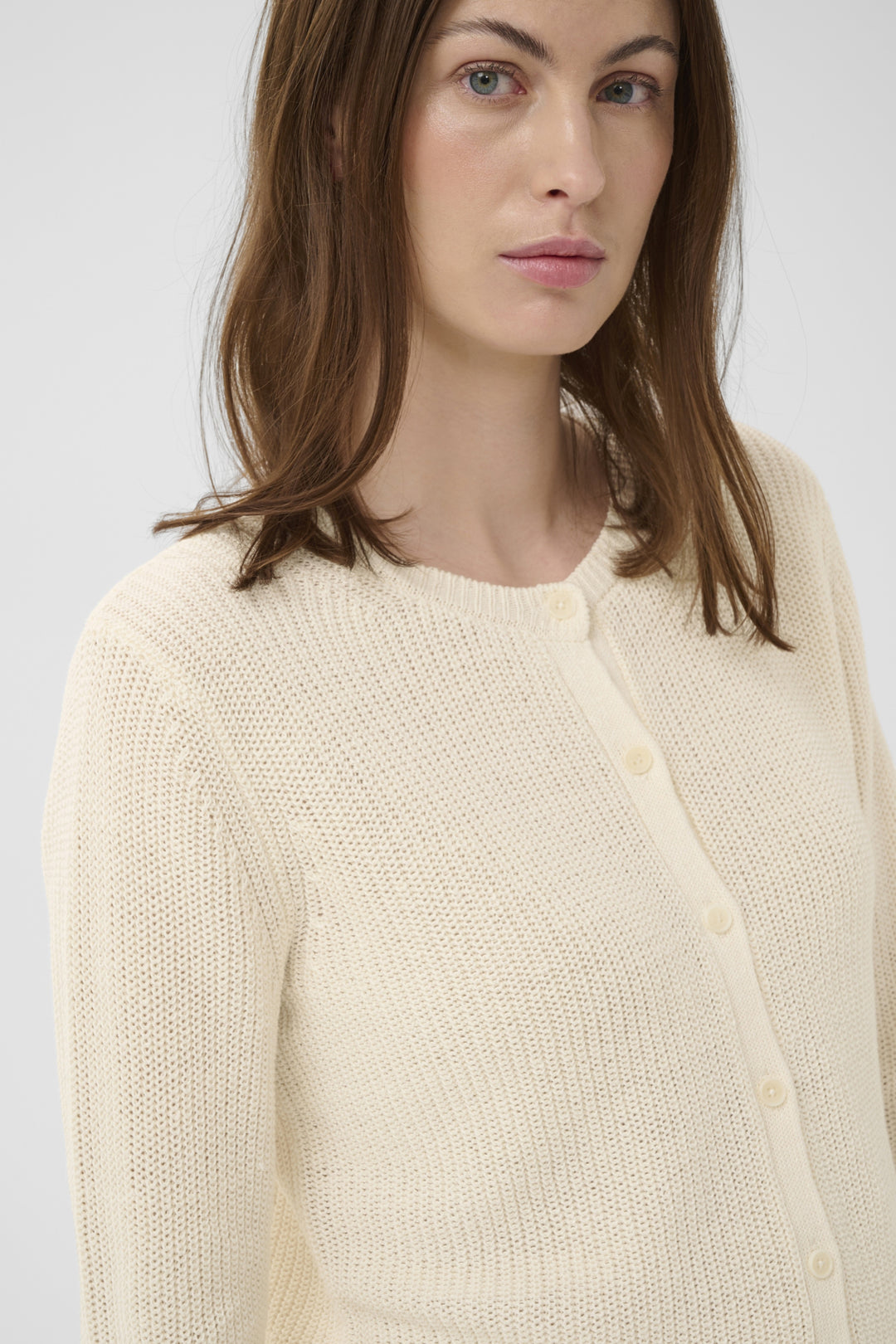 GIGIA CARDIGAN (EGGNOG) - PART TWO