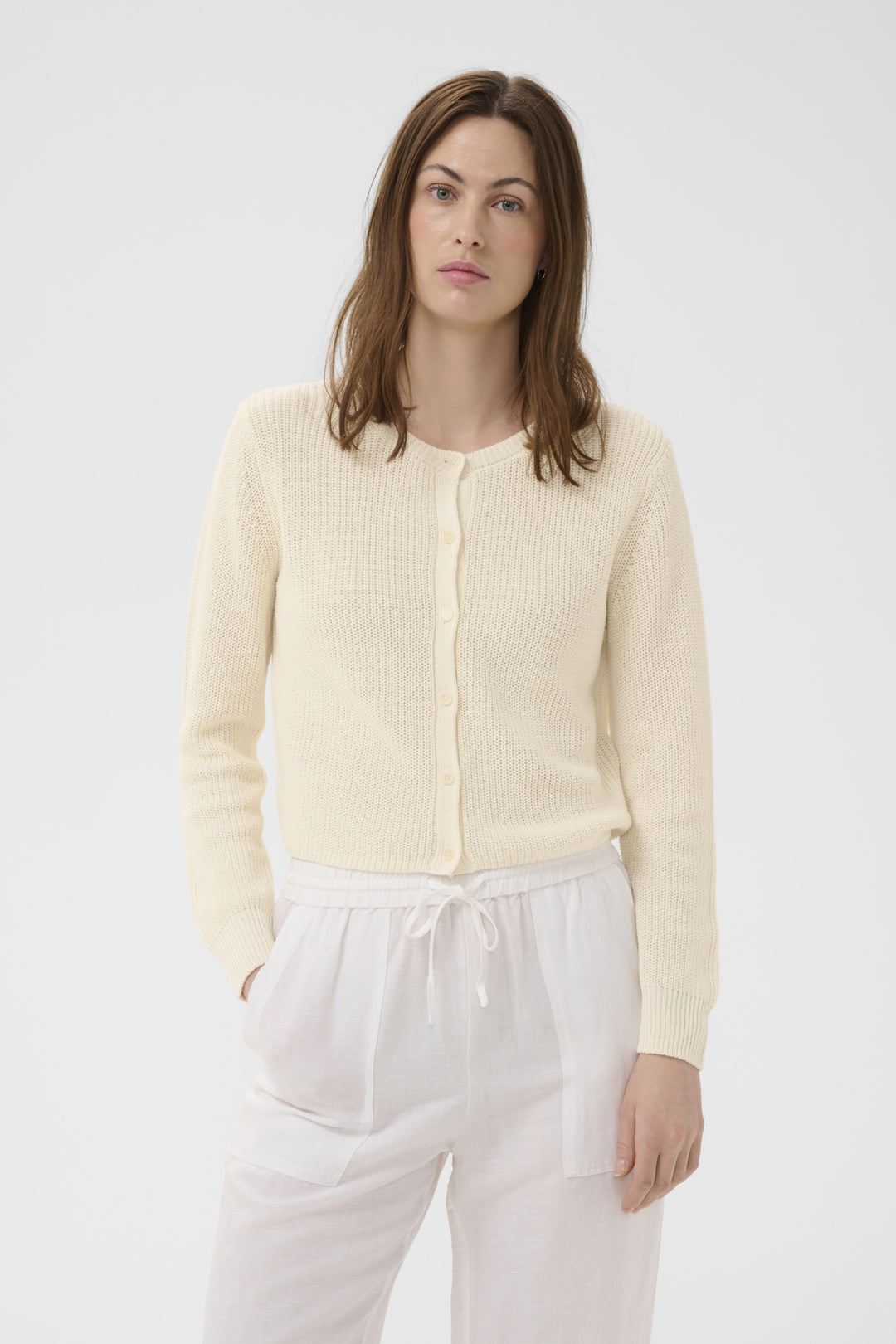 GIGIA CARDIGAN (EGGNOG) - PART TWO