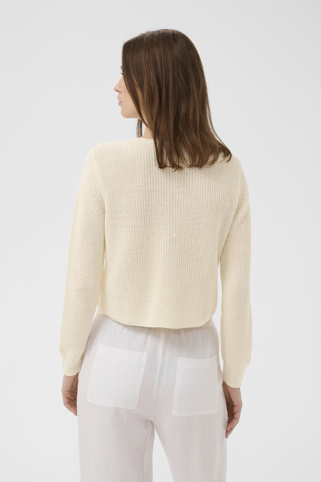 GIGIA CARDIGAN (EGGNOG) - PART TWO