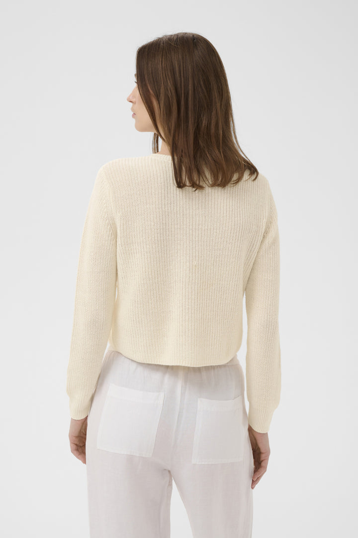 GIGIA CARDIGAN (EGGNOG) - PART TWO
