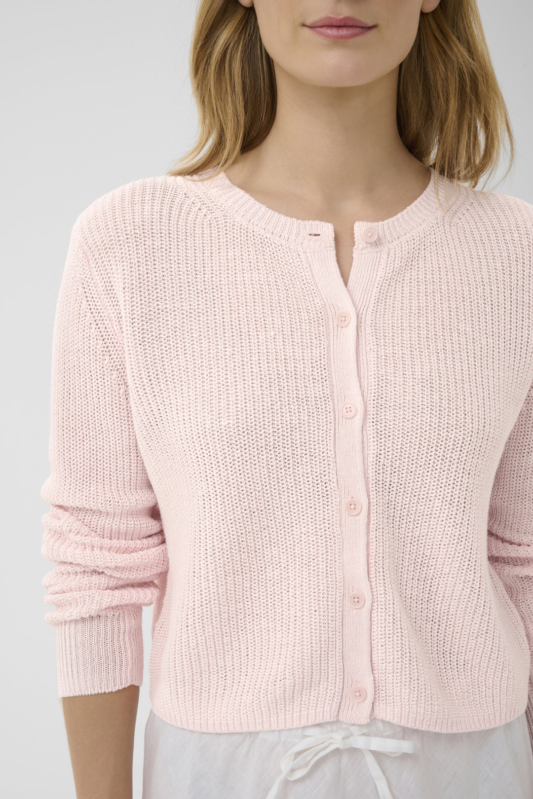 GIGIA CARDIGAN (MAUVE CHALK) - PART TWO