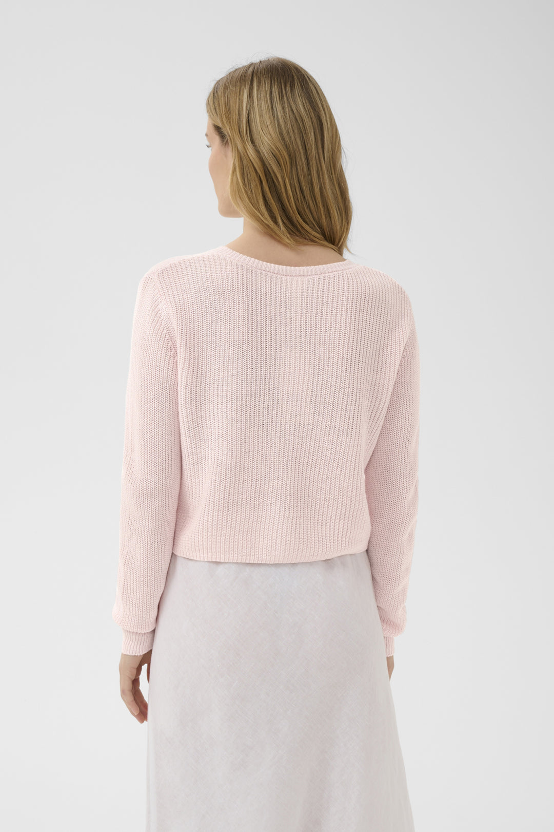 GIGIA CARDIGAN (MAUVE CHALK) - PART TWO