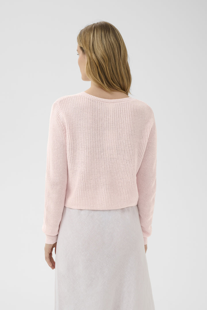 GIGIA CARDIGAN (MAUVE CHALK) - PART TWO