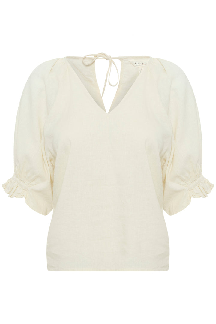 ROSALYN BLOUSE (EGGNOG) - PART TWO