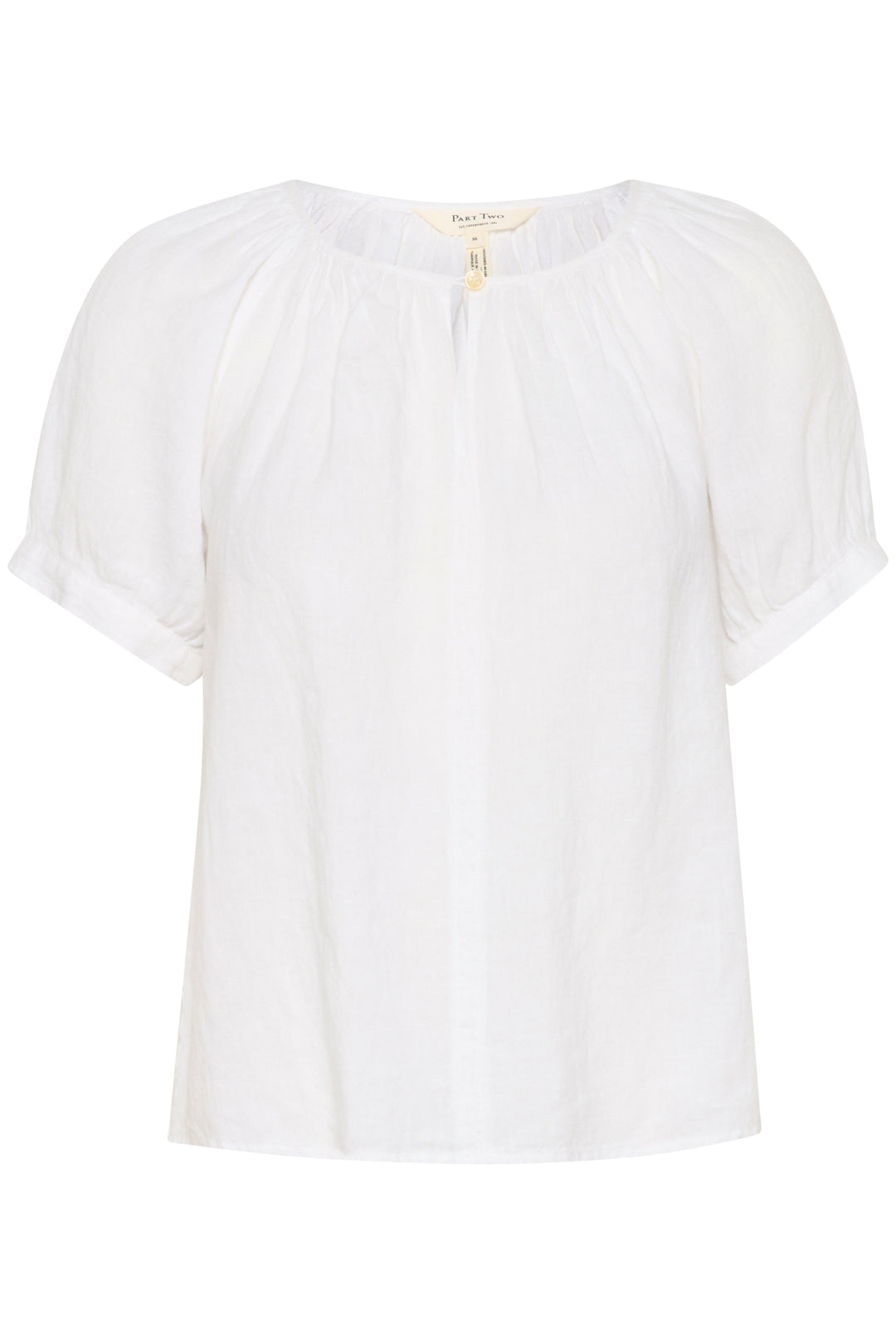 ROSANNA LINEN BLOUSE (WHITE) - PART TWO
