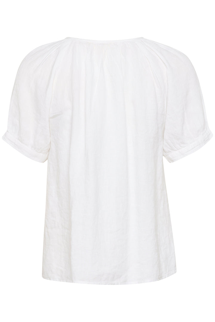ROSANNA LINEN BLOUSE (WHITE) - PART TWO