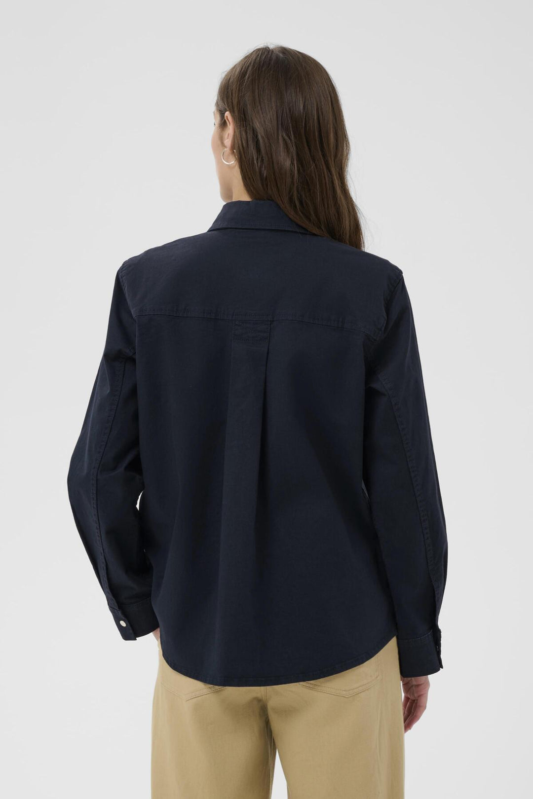 NAYLA SHIRT JACKET (DARK NAVY) - PART TWO