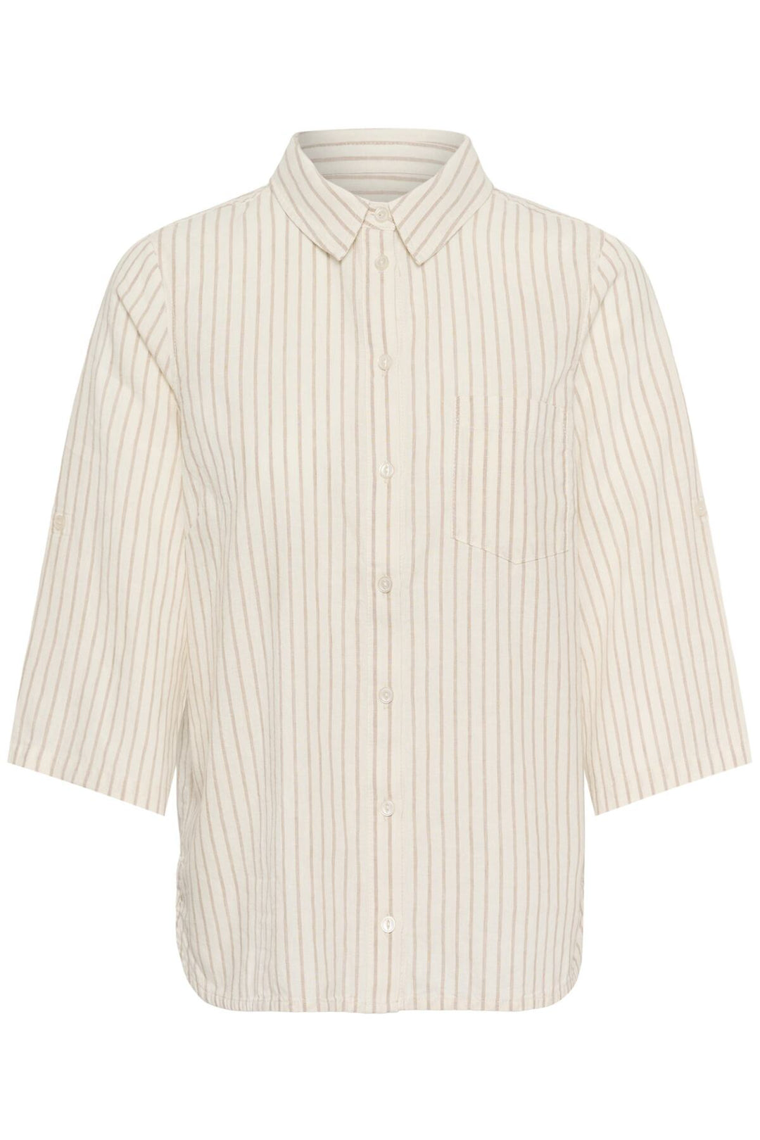 CINDIE SHIRT (NEUTRAL STRIPE) - PART TWO