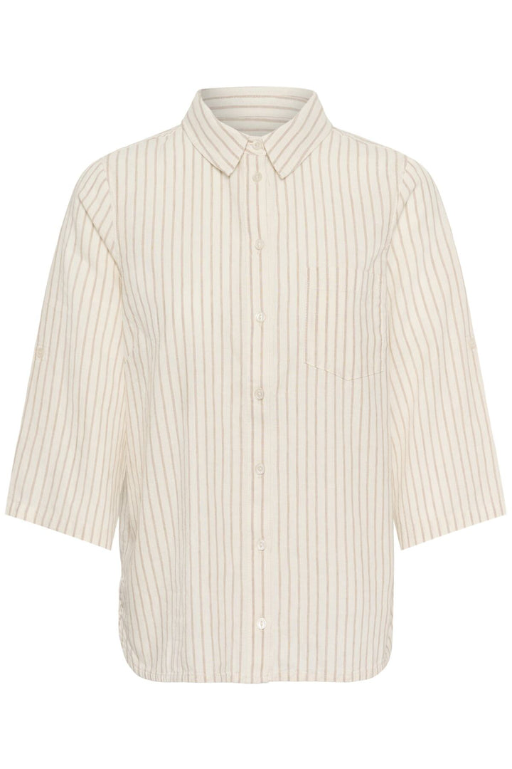 CINDIE SHIRT (NEUTRAL STRIPE) - PART TWO