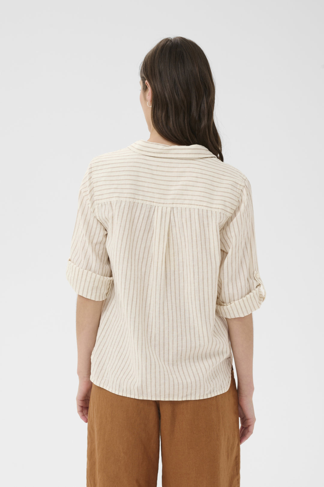 CINDIE SHIRT (NEUTRAL STRIPE) - PART TWO