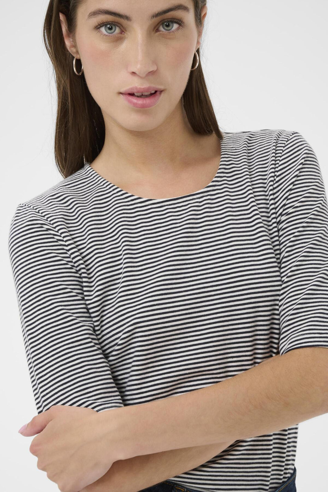 NEMI T-SHIRT (DARK NAVY STRIPE) - PART TWO