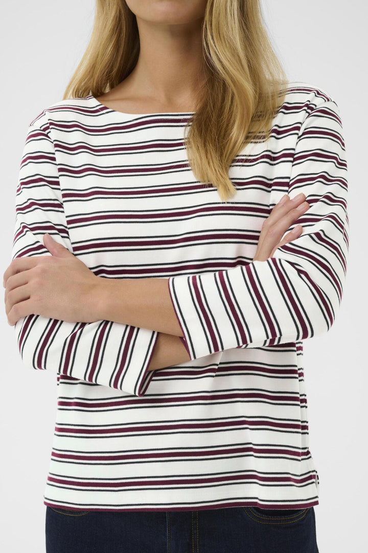 NELA BOATNECK TOP (MULTI STRIPE) - PART TWO