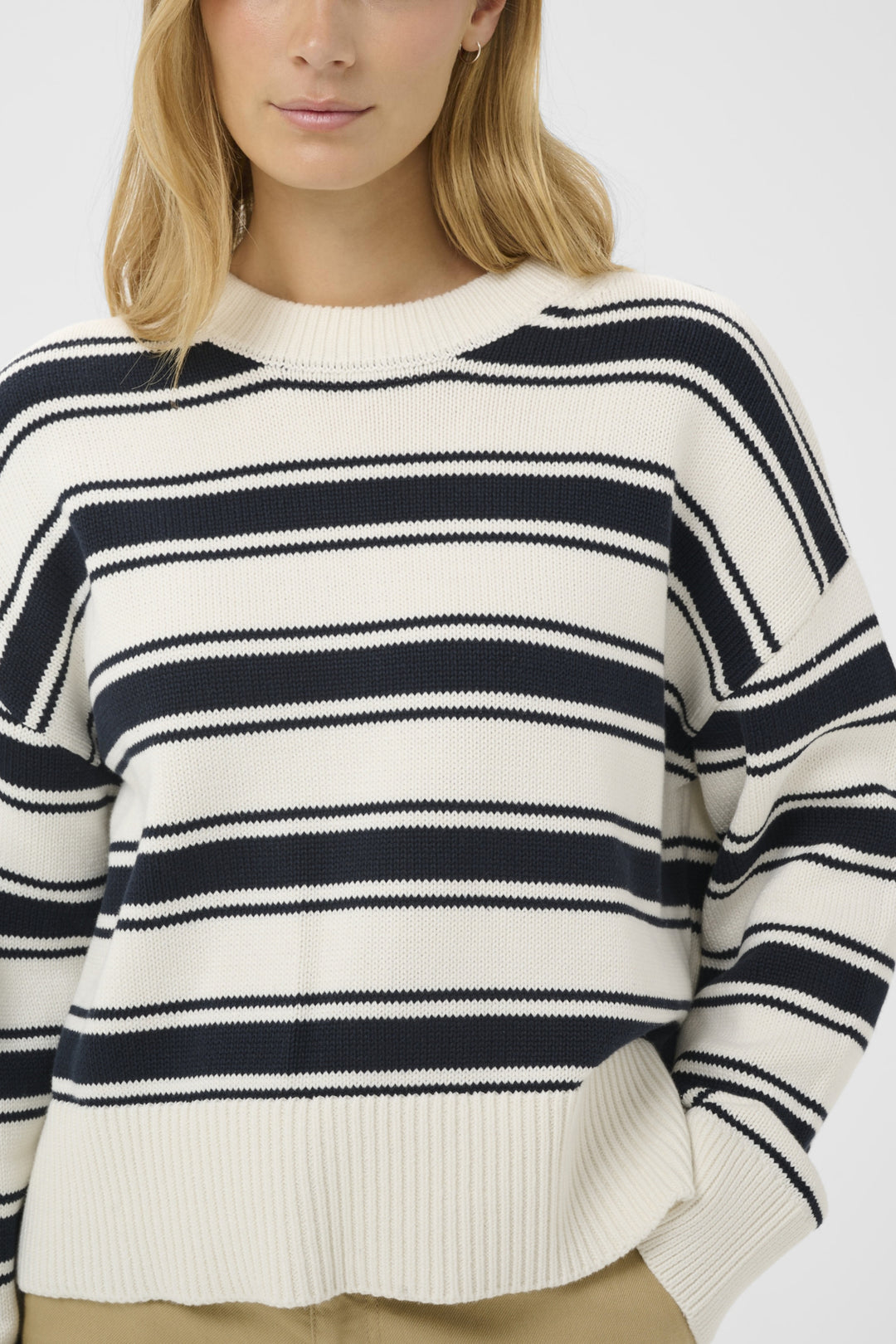 SERAFINE PULLOVER (DARK NAVY TRIO STRIPE) - PART TWO