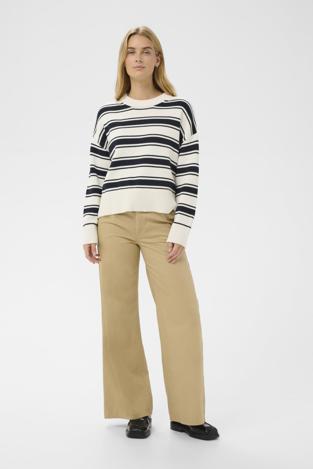 SERAFINE PULLOVER (DARK NAVY TRIO STRIPE) - PART TWO