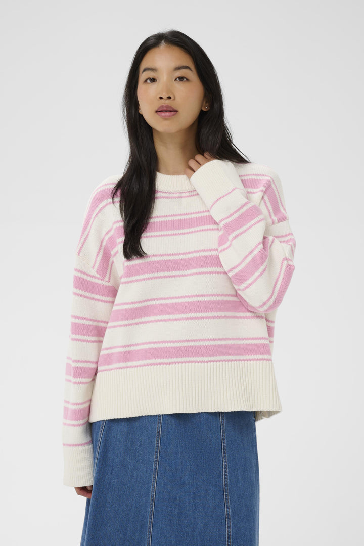 SERAFINE PULLOVER (ORCHID SMOKE STRIPE) - PART TWO