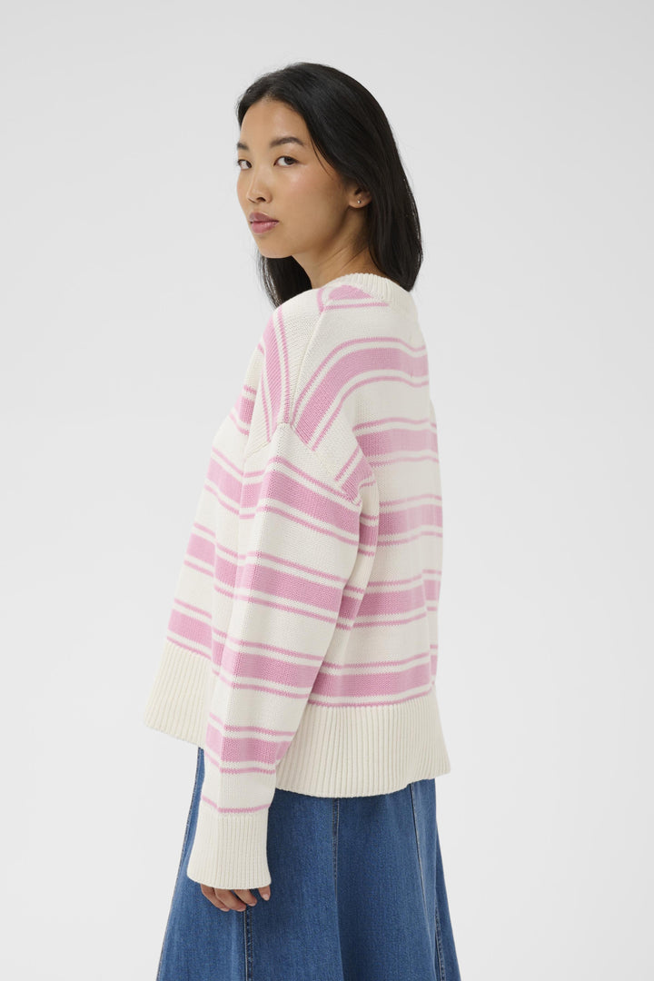 SERAFINE PULLOVER (ORCHID SMOKE STRIPE) - PART TWO