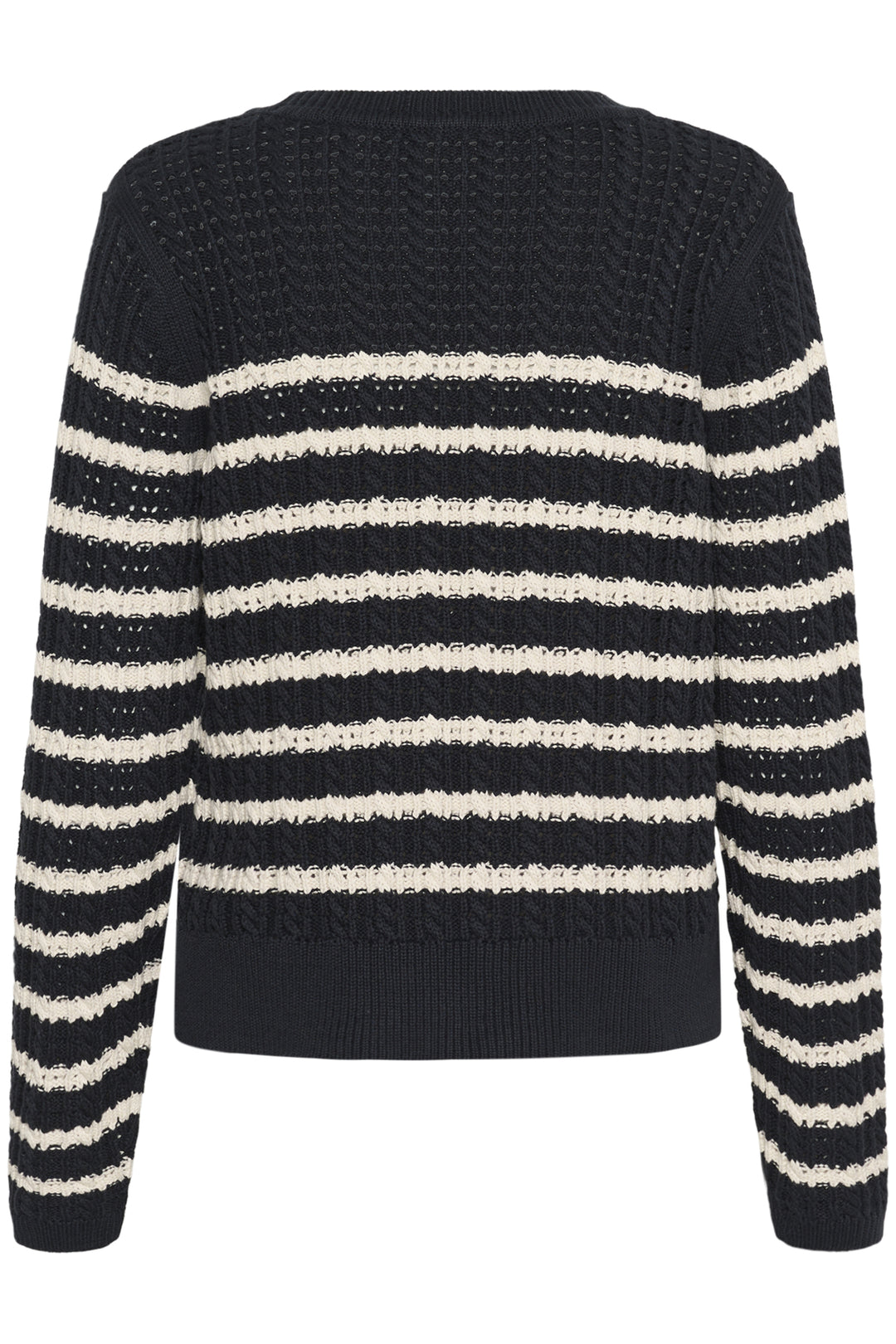 SELENIA STRIPED PULLOVER SWEATER - PART TWO