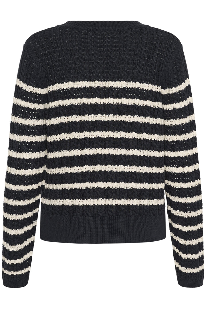 SELENIA STRIPED PULLOVER SWEATER - PART TWO