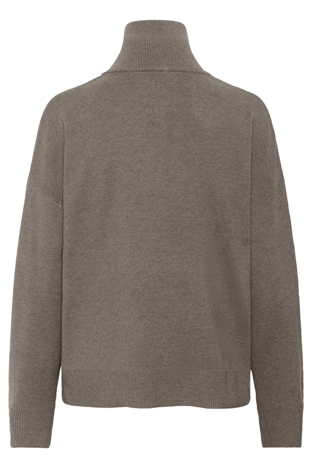 SILVANA QUARTER ZIP (MINK MELANGE) - PART TWO