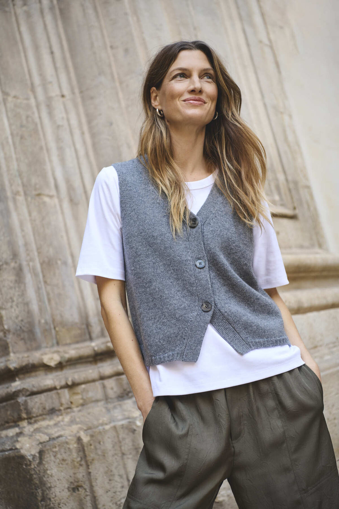 SYLVA WAISTCOAT (MEDIUM GREY) - PART TWO