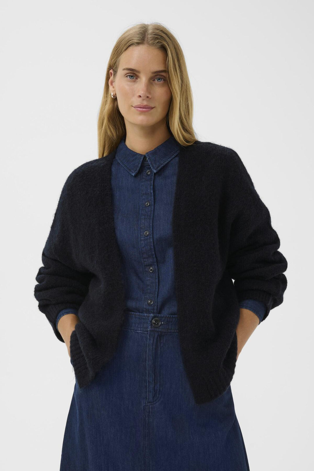RASTINA CARDIGAN (DARK NAVY) - PART TWO