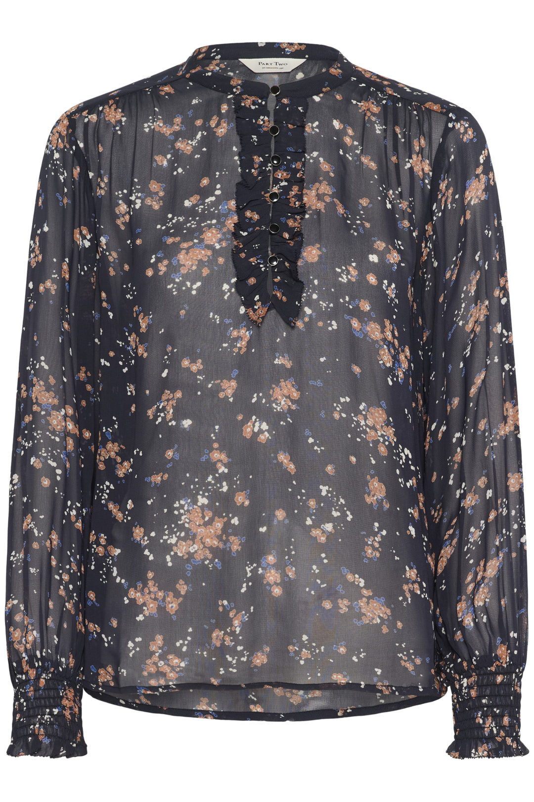 VARINKA BLOUSE (DARK NAVY MINI FLORAL) - PART TWO