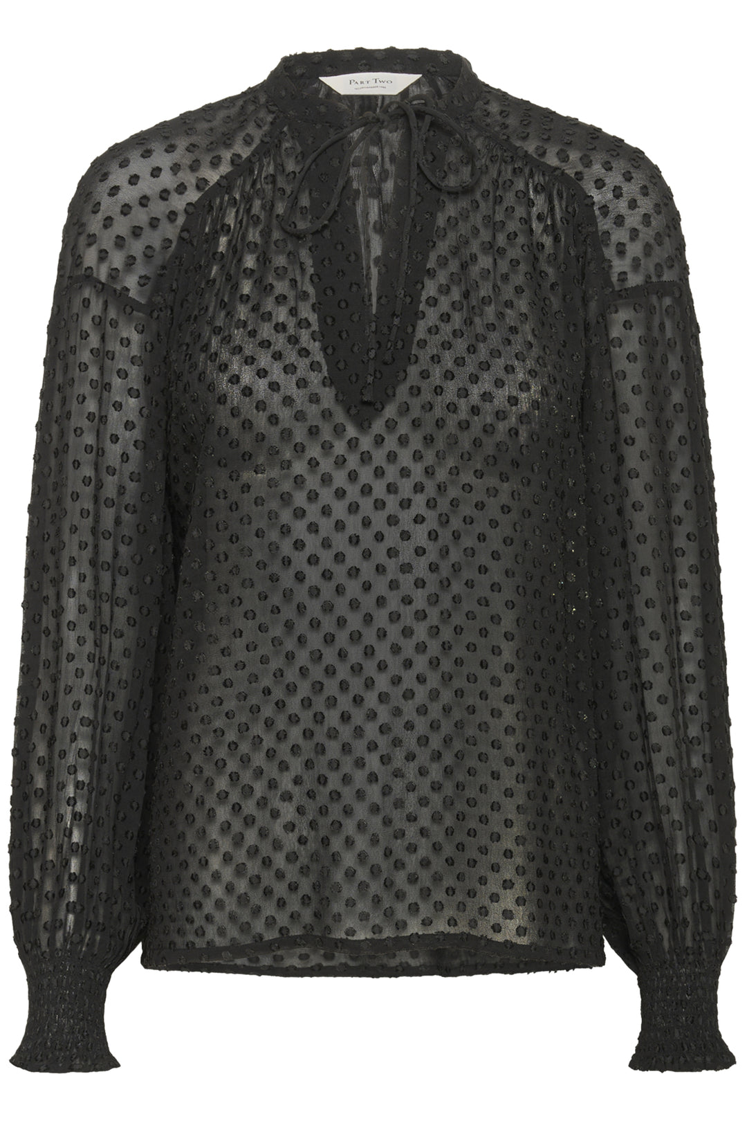 ULLIS BLACK DOT BLOUSE - PART TWO