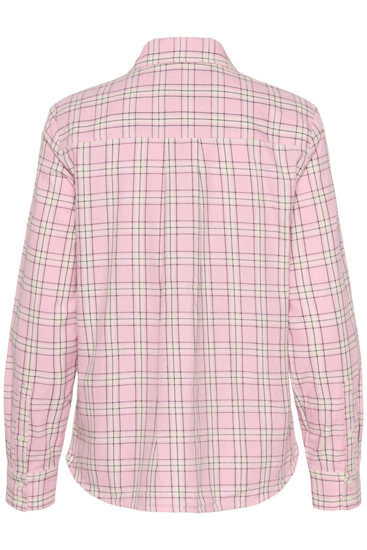 YANA COTTON SHIRT (PINK CHECK) - PART TWO