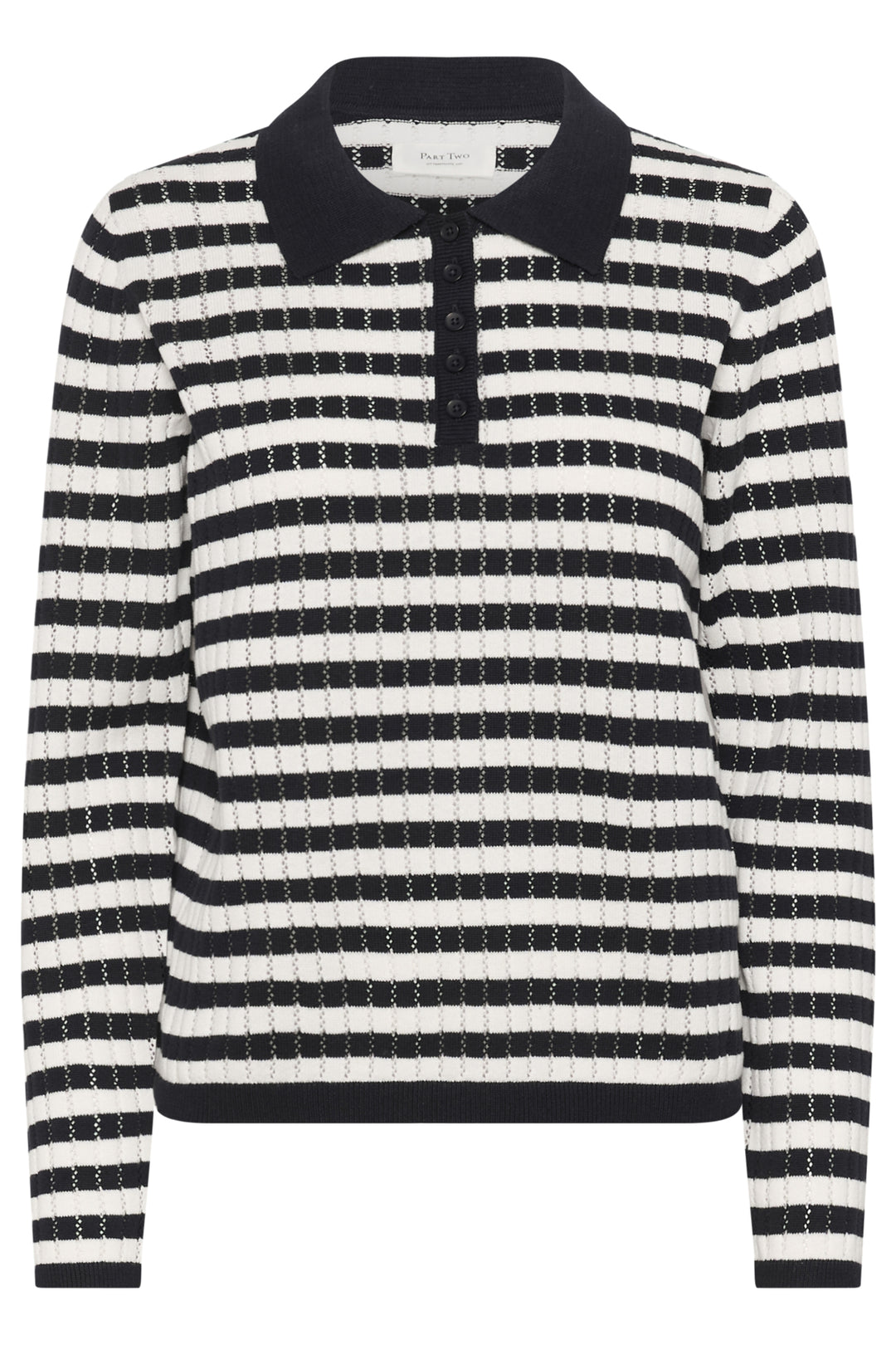ZARIA STRIPED PULLOVER (DARK NAVY STRIPE) - PART TWO
