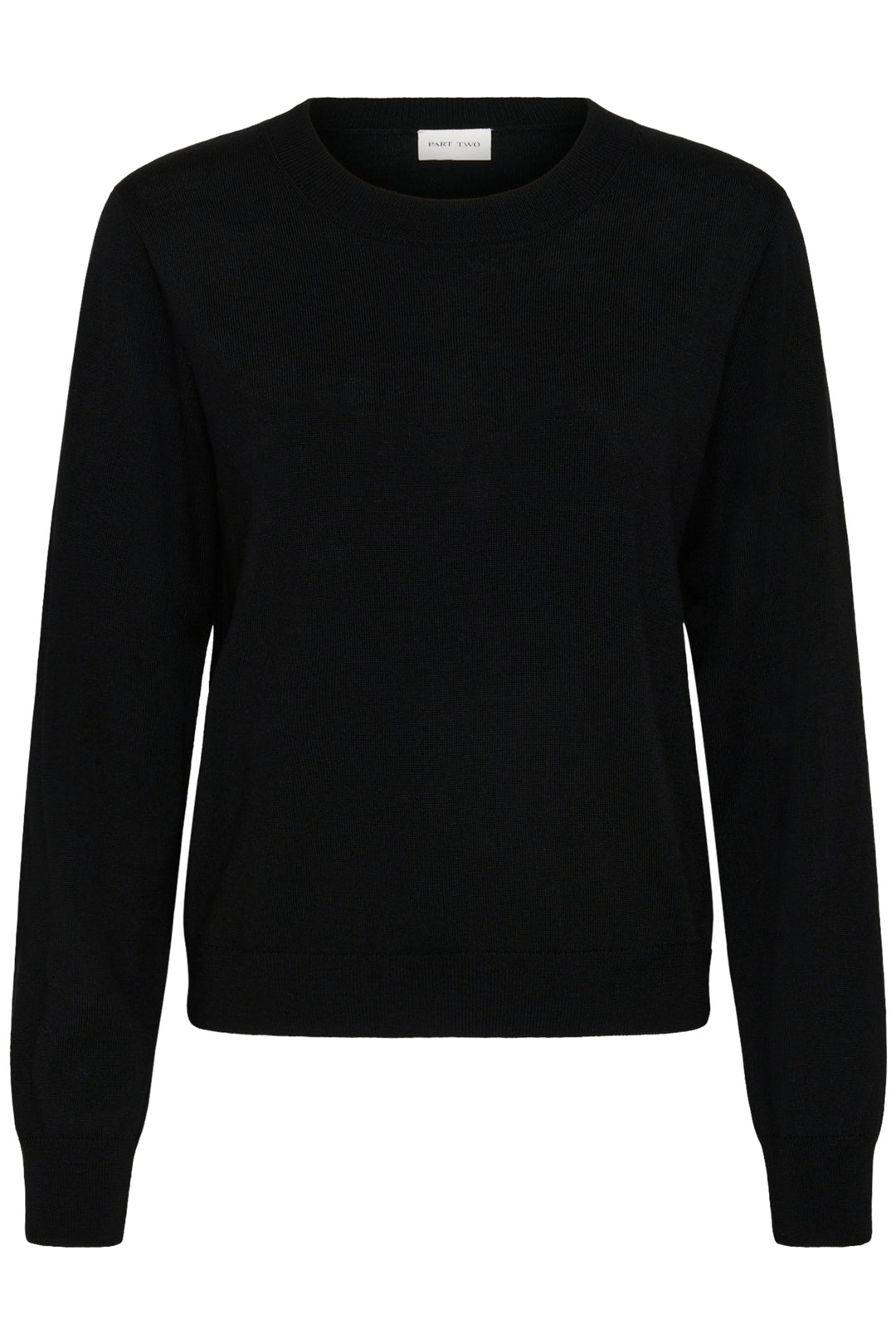 YONA WOOL CREW NECK PULLOVER (BLACK) - PART TWO