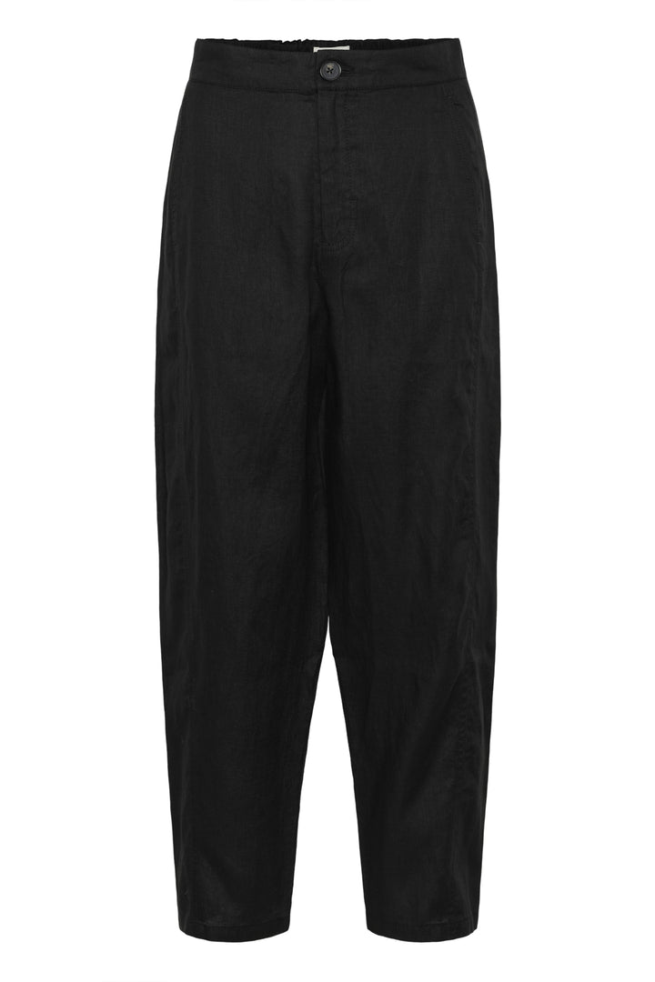 ATIMA LINEN PANTS (BLACK) - PART TWO