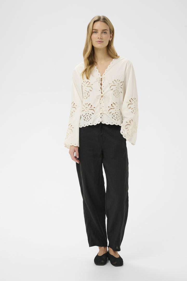 ATIMA LINEN PANTS (BLACK) - PART TWO