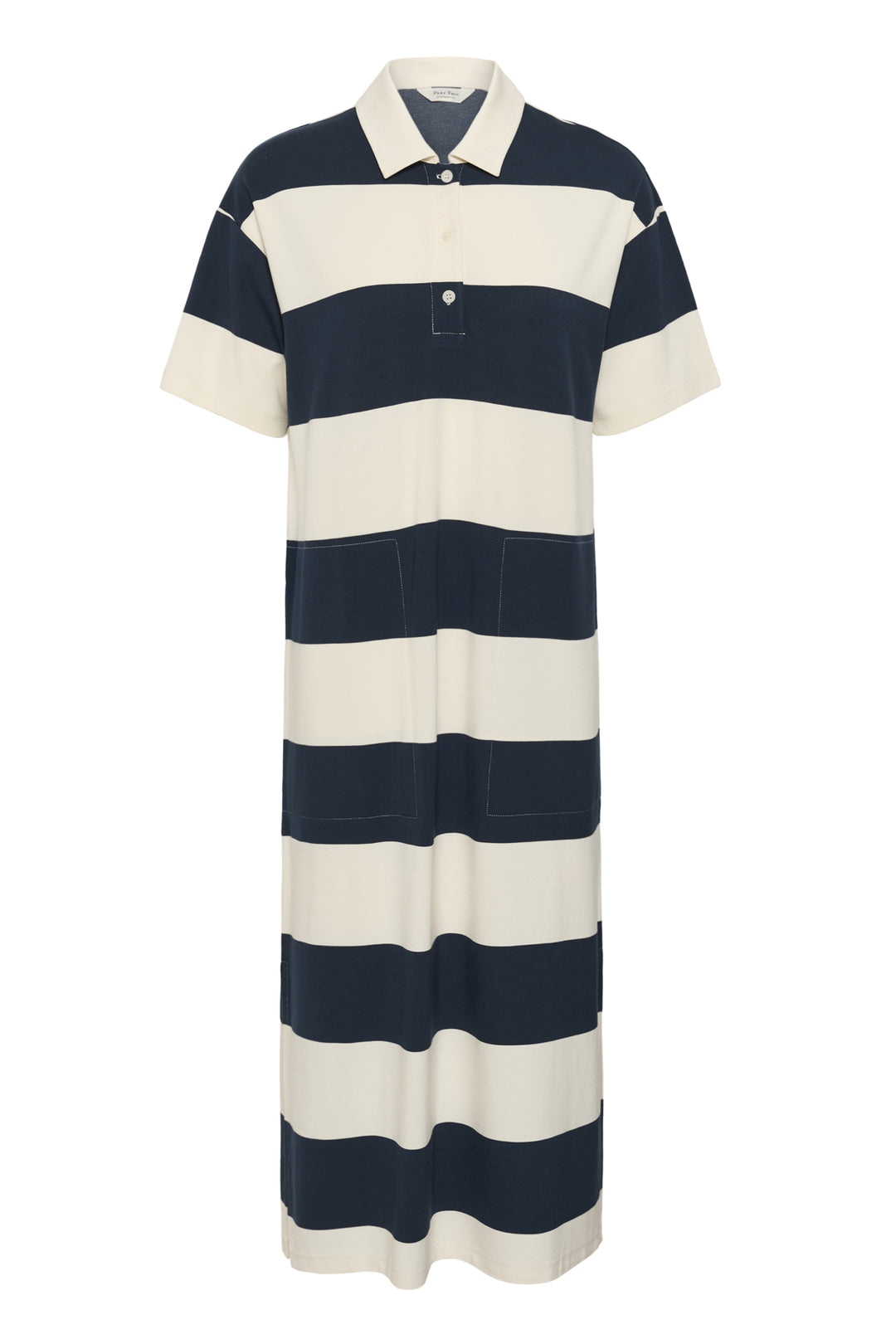 ALISE T-SHIRT DRESS (AFTER MIDNIGHT STRIPE) - PART TWO