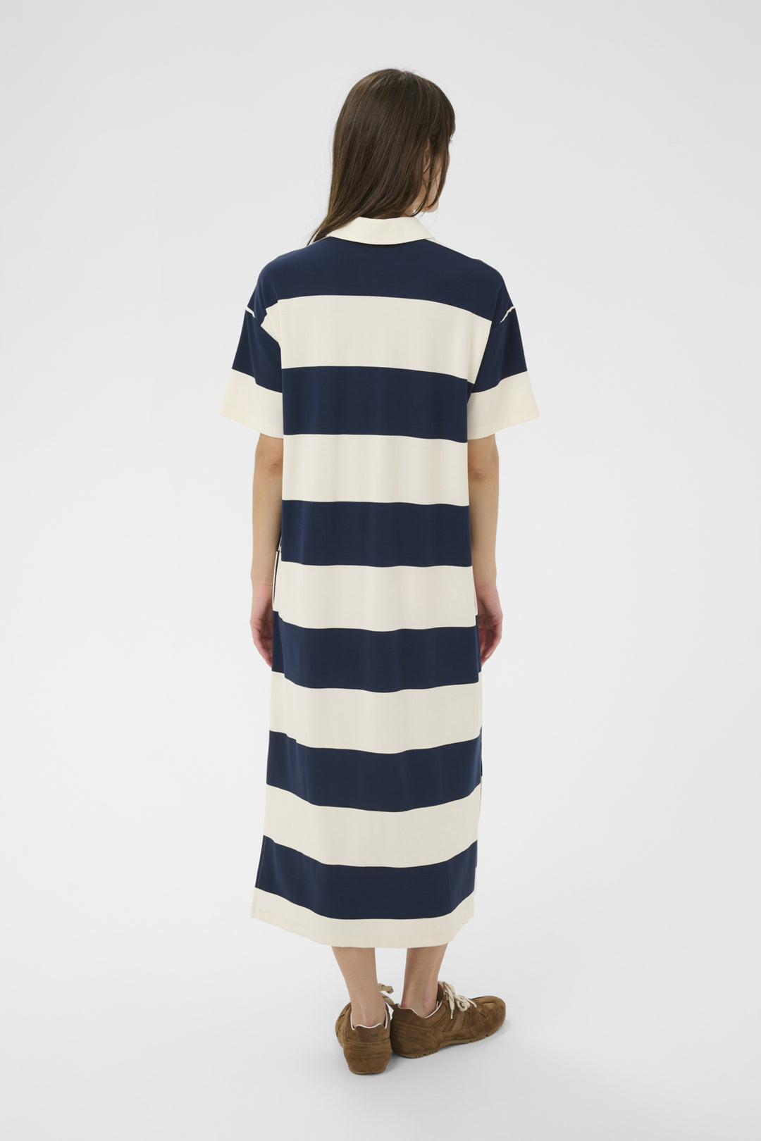 ALISE T-SHIRT DRESS (AFTER MIDNIGHT STRIPE) - PART TWO
