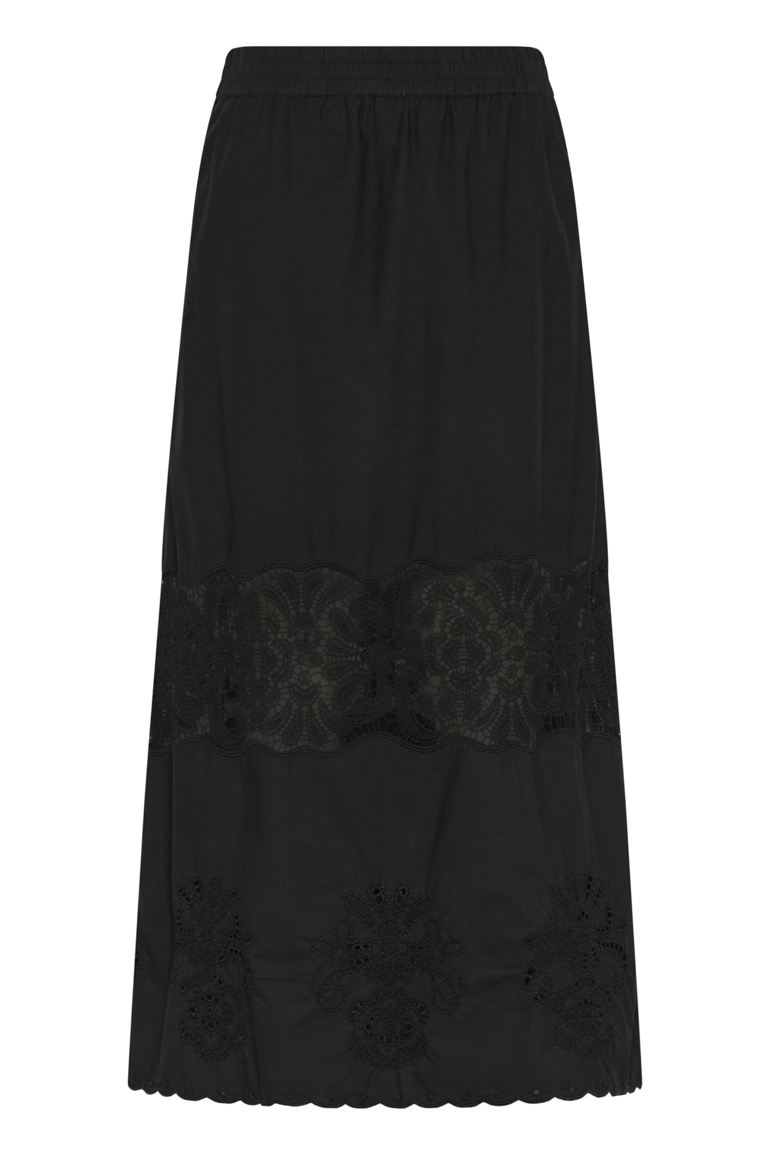 ANCIA SCALLOP SKIRT (BLACK) - PART TWO