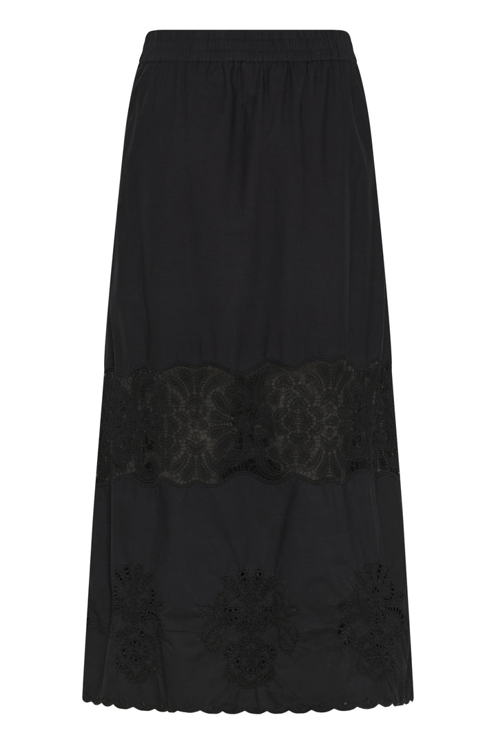 ANCIA SCALLOP SKIRT (BLACK) - PART TWO