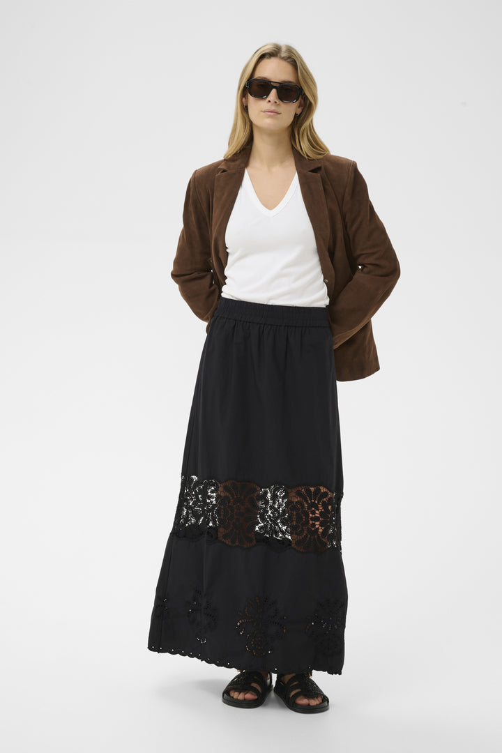 ANCIA SCALLOP SKIRT (BLACK) - PART TWO
